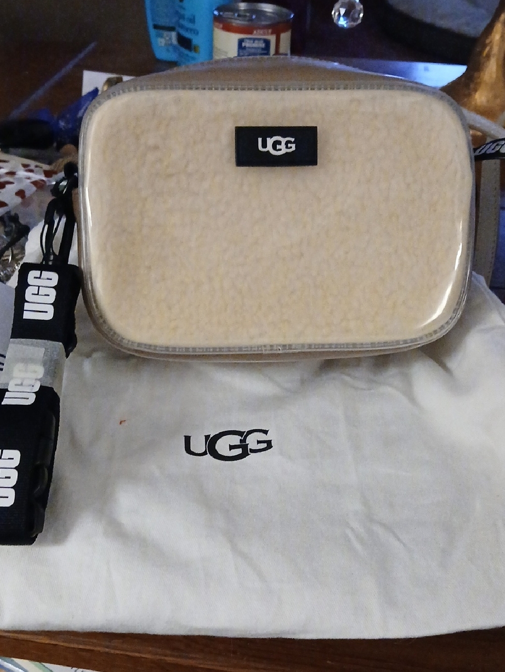 UGG Cream Shearling Bag NWT With  Dust Bag